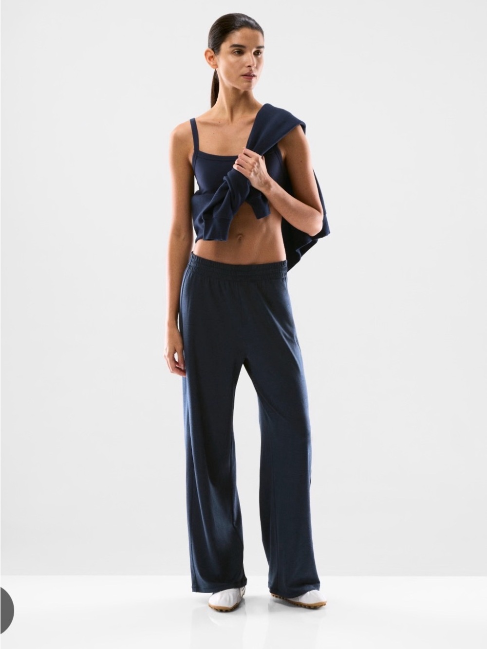 Aritzia Softbound Break Pant - Navy